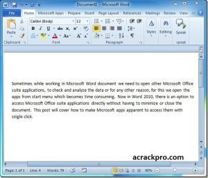 Microsoft Word Crack